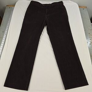 Ralph Lauren Mens Corduroy Dress Pants 36 x 32 Dark Brown Straight Relaxed